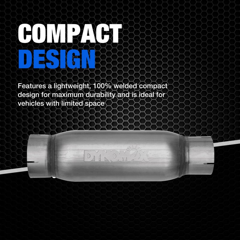 Dynomax Race Bullet 24217 Exhaust Resonator - Image 2